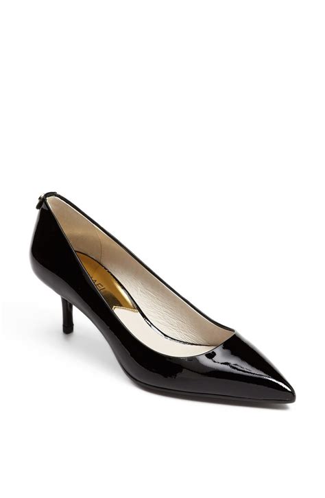 michael kors womens heels|Michael Kors black kitten heels.